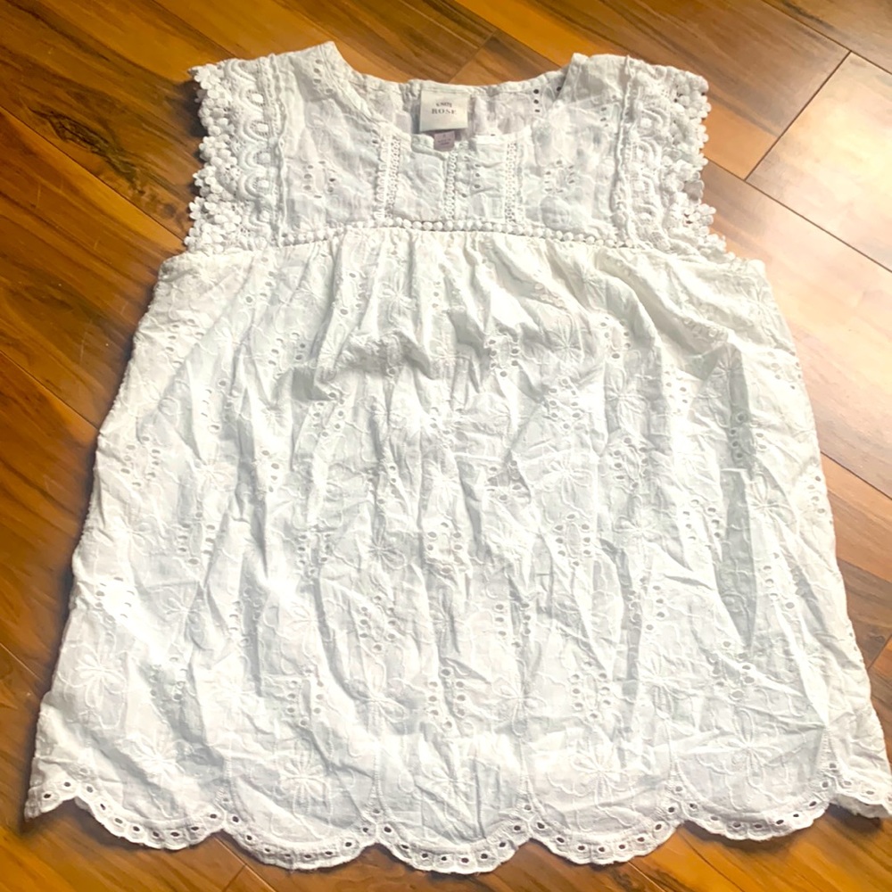 White lace top